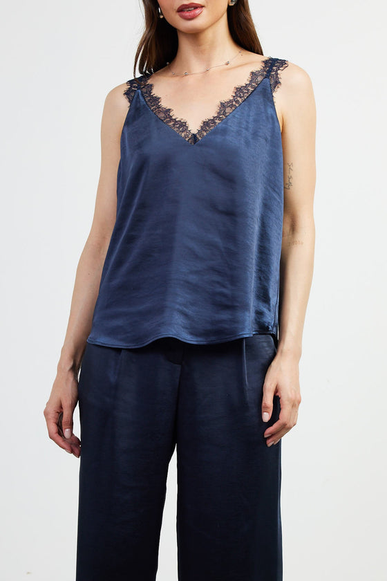 Navy Elle Blouse