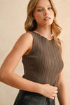 Audrey Top Chocolate