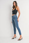 Super Stretch Mid Rise Skinny