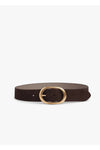 Suede Jean Belt Chocolate