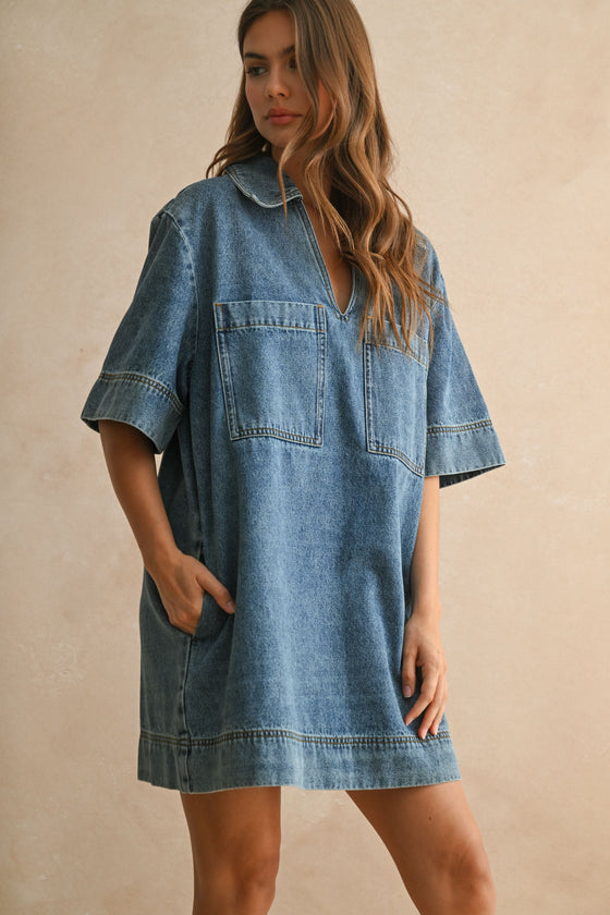 Sarah Denim Dress